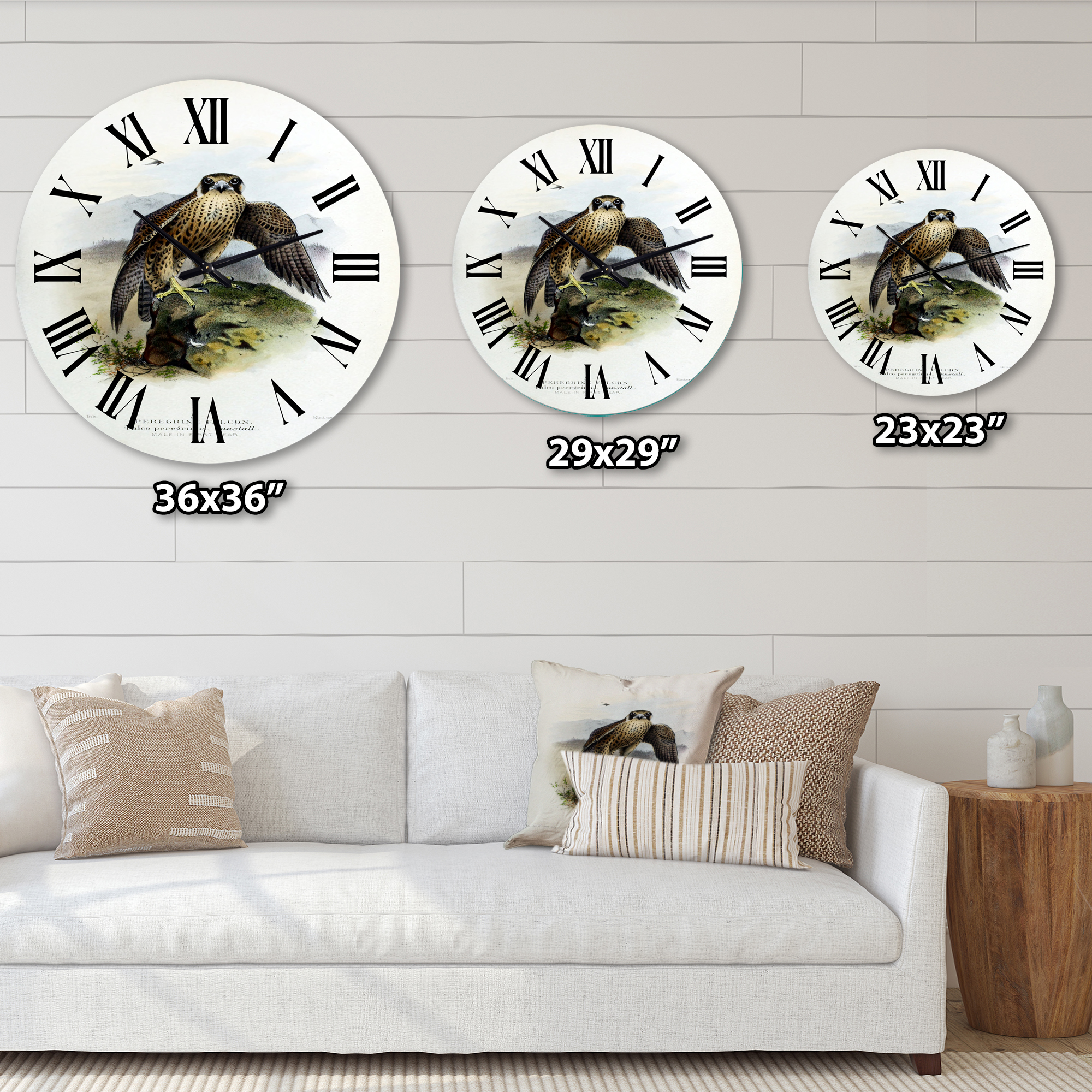 Designart 1 in Quartz Traditional Wall Clock