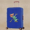 thumbnail image 1 of Luggage Cover Scratch Resistant Trolley Protective Case Apply To 18-32 Inch Golden Flower Print Suitcase Travel Accessory Covers 8Golden flower X M (22-25inch), 1 of 6