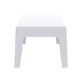 thumbnail image 3 of Compamia Box Resin Patio Coffee Table in White, 3 of 8