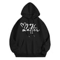 thumbnail image 4 of YUELONGHU Women Casual Hoodie Womens Sweatshirt Oversized Crewneck Women Dear Person Behind If Reading This I Something Happens To You Hoodie Xl, 4 of 5