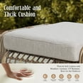 thumbnail image 2 of Ulax Furniture Aluminum Outdoor Ottoman With Olefin Cushion, 2 of 6