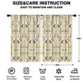 thumbnail image 2 of Blackout Kids Curtains,Multicolor Ethnic Geometric Pattern Childrens Insulated Curtains Set Of 2,Bedroom Essentials,Toddler Room Decor 42x63in(106x160cm), 2 of 5