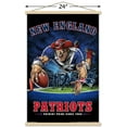 thumbnail image 5 of NFL New England Patriots - End Zone 17 Wall Poster with Magnetic Frame, 22.37" x 34", 5 of 5