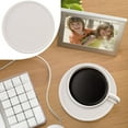 thumbnail image 2 of Rubber Drink Set Silicone Rainbow For Kids Coffee Table Desk Oval Shape Deep Tray Pot Holder Trivet, 2 of 7