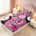 thumbnail image 5 of Erosebridal 8 Ball Twin Sheets Girly Bedding, Hot Pink 3-Piece (1 Flat Sheet, 1 Fitted Sheet and 1 Pillowcase), 5 of 6