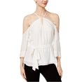 thumbnail image 1 of bar III Blusa tipo túnica con apliques para mujer, blanca, mediana bar III Sayo, 1 of 1