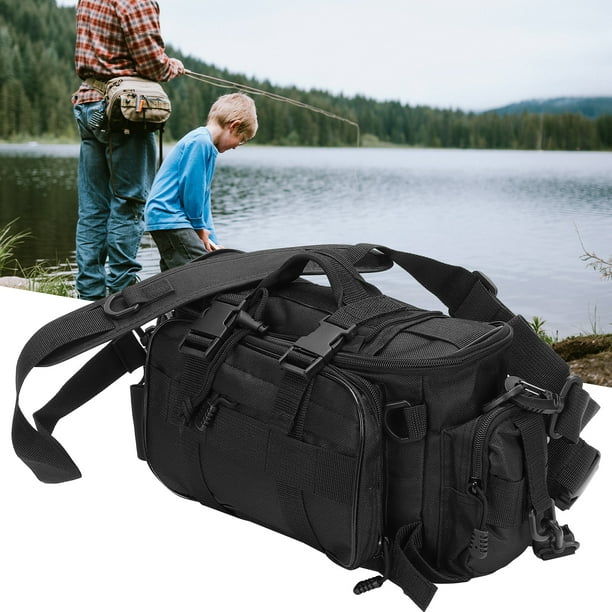 Shoulder Carry Fishing Bag,Fishing Bags Waterproof Large Fishing Bags  Fishing Tool Bag Exceptional Reliability 