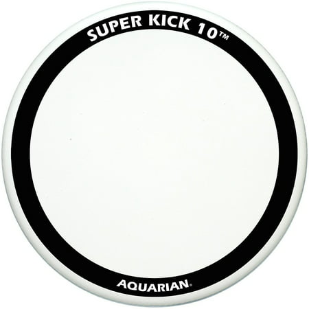 Aquarian Super-Kick 10 Bass Drum Head White Coated 18