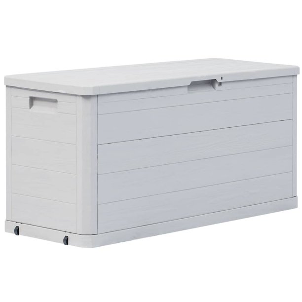 Veryke 74 Gallon Outdoor Resin Deck Storage Box, Weather Resistant