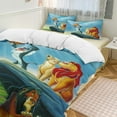 thumbnail image 2 of The Lion King Duvet Cover 3 Pcs Set Cute Kids Comforter Cover with 2 Pillowcases Luxury Soft Bedding Bedroom Decor for Teens Boys Girls, 90"x90", 2 of 8