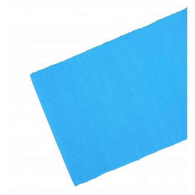 Chemin de Table Nervuré 13 x 54 Po, Turquoise