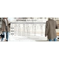 thumbnail image 4 of utcoco women's autumn and winter plaid striped casual blazer long sleeve knitted blend top, 4 of 4