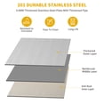 thumbnail image 5 of Uforic 30 x 24 In 4-Tier Stainless Steel Work Table with Overshelves, Hooks, Metal Prep Table for Commercial Kitchens and Restaurants, 5 of 5