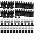 thumbnail image 1 of 50 Uds Hojas Multiherramienta Hojas De Sierra Oscilante De Acero De Alto Carbono Hojas Oscilantes De Liberación Rápida Para Ryobi Milwaukee Hitachi Black & Decker Chicago Muyoka Hogar, 1 of 7