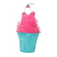 thumbnail image 2 of Trajes de cosplay con sombrero, disfraz de cupcake para fiesta familiar, baile de Halloween para mujer, 2 of 8