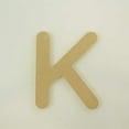 thumbnail image 2 of Package of 1, 8 Inch X 1/2" Thickness MDF Letter K in The Gotham Rounded Font, Thick, Upper Case for Art & Craft Project, Made in USA, 2 of 4