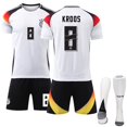 thumbnail image 1 of UEFA Euro 2024 Germany Home Kids Football Shirt Kit No. 8 Kroos, 1 of 2
