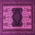 thumbnail image 1 of Ahgly Company Indoor Square Persian Pink Traditional Area Rugs, 3' Square, 1 of 4