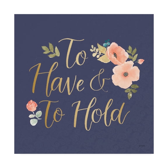 Trademark Fine Art 'Blooming Delight VII Blue' Canvas Art by Jenaya Jackson