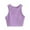 Purple, variant on Hiijoy Teen Girls Sleeveless Crop Top Summer Solid Color Cropped Tank Tops, Sizes 11-18