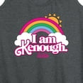 thumbnail image 3 of Barbie The Movie - I Am Kenough Rainbow Clouds - Women's Racerback Tank Top, 3 of 5
