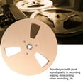 thumbnail image 4 of 10" Full Aluminum Blank Tape Reel Silver, Improve Sound Quality, Universal Design, 4 of 7