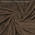 thumbnail image 5 of Catalonia Wearable Blanket with Sleeves and Pocket, Cozy Soft Fleece Micro Plush Wrap Adult Blanket Robe for Women Men, Makes a Great Gift for Holidays, Brown, 73" x 51”, 5 of 7