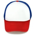 thumbnail image 4 of DALIX Youth Mesh Trucker Cap - Adjustable Hat in Red/White/Blue Front Foam, 4 of 7