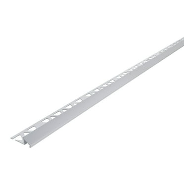 M-D Building Products 31359 3/8 in. x 96 in. Satin Clear Anodized Aluminum Tile Reducer