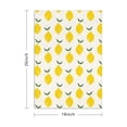 thumbnail image 3 of Set of 4 Lemon Print Kitchen Towels, Fruit Series Absorbent Bar Towels 18x26 Inches, Soft Decorative Hand Towels for Dish Drying and Kitchen Decor, 3 of 3