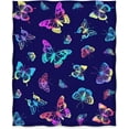 thumbnail image 2 of Butterfly Throw Blanket Gifts for Women Girls, Christmas Birthday Valentines Day Butterfly Gifts for Butterflies Lovers Adult Kids,Butterfly Colorful Blanket Decor for Home Bed Couch, 2 of 6