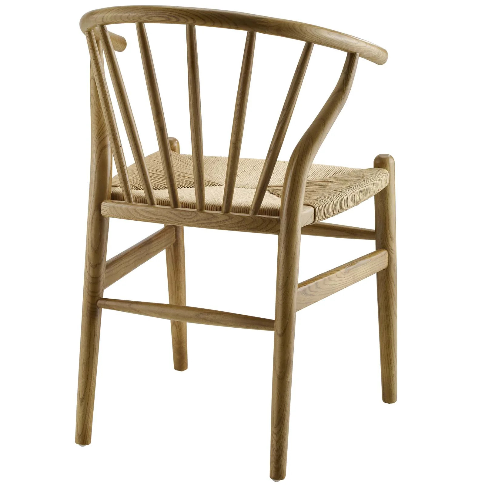 Modway Flourish Spindle Wood Dining Side Chair Set of 2 in Natural - image 3 of 4