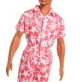 thumbnail image 5 of Barbie Fashionistas Ken Doll 235 in Hawaiian Print Jumpsuit with Green Sandals, Brown Hair, 5 of 7