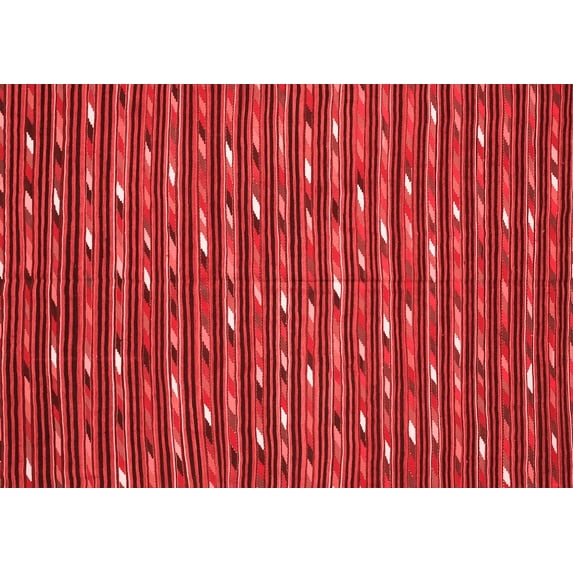 Ahgly Company Indoor Rectangle Oriental Red Traditional Area Rugs, 5' x 7'