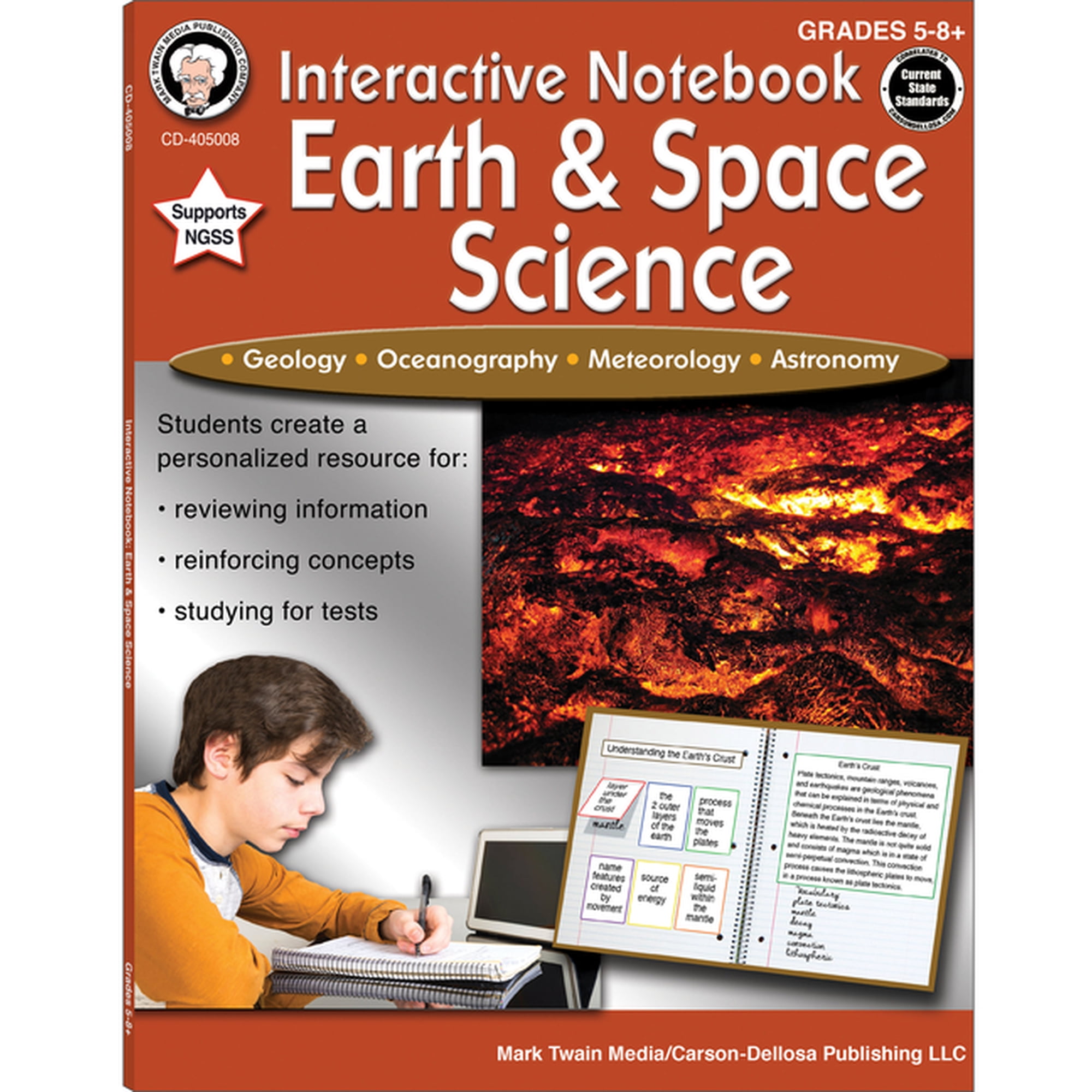 Interactive Notebook: Earth & Space Science Grades 5 - 8 (Hardcover)