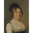 thumbnail image 2 of Louis Léopold Boilly 19x24 Gold Ornate Framed and Double Matted Museum Art Print Titled - Portrait of Madame Corsse (1805), 2 of 4
