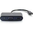 thumbnail image 2 of C2G 26884 USB C to HDMI & VGA Adapter Converter with Power Delivery - Black, 2 of 2