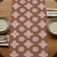 thumbnail image 5 of Table Runners 90 Inches Long Dress Scarves, Brown Floral Farmhouse Coffee/Dining/Kitchen Table Runner for Living Room, Spring Flowers Modern Abstract Art Farmhouse 13x90 Inch, 5 of 9