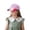 1-Purple800, variant on Oiyii Toddler Girl’S Sparkly Baseball Caps Heart‑Sequin‑Accent Sun Hats, Hot Pink