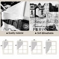 thumbnail image 5 of Paris Tower Swag Curtains for Kitchen/Bedroom/Living Room, Vintage Architectural Hand-Painted Aesthetic Scalloped Curtains 63 Inch Long, Window Swag Topper Curtains Valances 2 Panels Set 36"x63", 5 of 8