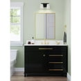 thumbnail image 2 of Vertex Collection Two-Light Matte Black Etched White Glass Contemporary Bath Light, 2 of 12