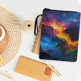 thumbnail image 4 of HELLHERO Galaxy Nebula Art Polyester Tote Bags for Reader Vintage for Hardcover Books Washable, 4 of 8