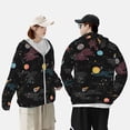 thumbnail image 4 of Lsque Galaxy Pattern UPF 50+ Lightweight Sun Protection Men's Women's Long Sleeve Shirt, Hoodie Performance -3X-Large, 4 of 7
