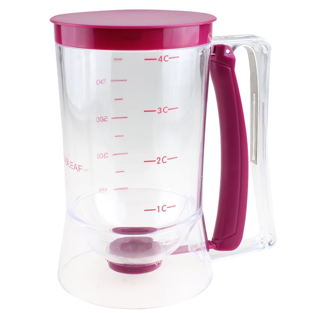 Image Cake Batter Dispenser with Measuring Label Cup Cake Pancake ...