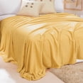 thumbnail image 2 of Cobertor Ultrasuave Liso Colchas Concord Mostaza King Size CLTK298, 2 of 2