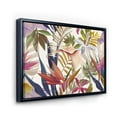 thumbnail image 2 of Designart Fleurs Tropicales VIntage III ART MURAL À CADRE FLOTTÉ, 2 of 4