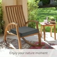 thumbnail image 2 of 2 PCS Patio Seat Cushions 19x19x4 Inch Waterproof Outdoor Seat Cushions for Patio Furniture Garden Sofa Couch Chair Cushions with Straps, 2 of 9