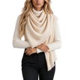 thumbnail image 4 of Unisex Women Men's Scarves Classic Wool Blend Scarf Solid Long Winter Scarf, 4 of 5