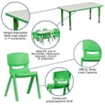 thumbnail image 4 of Kingfisher Lane 7-Piece Plastic/Steel Metal Activity Table Set in Green, 4 of 7