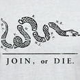 thumbnail image 3 of CafePress - Join Or Die Light T Shirt - Light T-Shirt - CP, 3 of 4